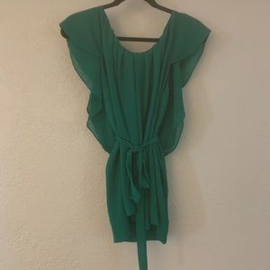 Bcbg Maxazria green tunic top